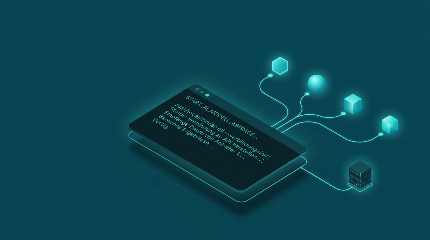 Terminal verbindet sich mit mehreren KI-Modell-Knoten